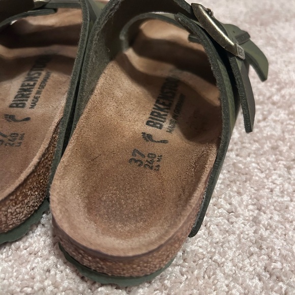 BIRKENSTOCK Women’s Arizona Birko-Flor Sandals-Desert Soil Camo Green Size 6-6.5 - Picture 5 of 13